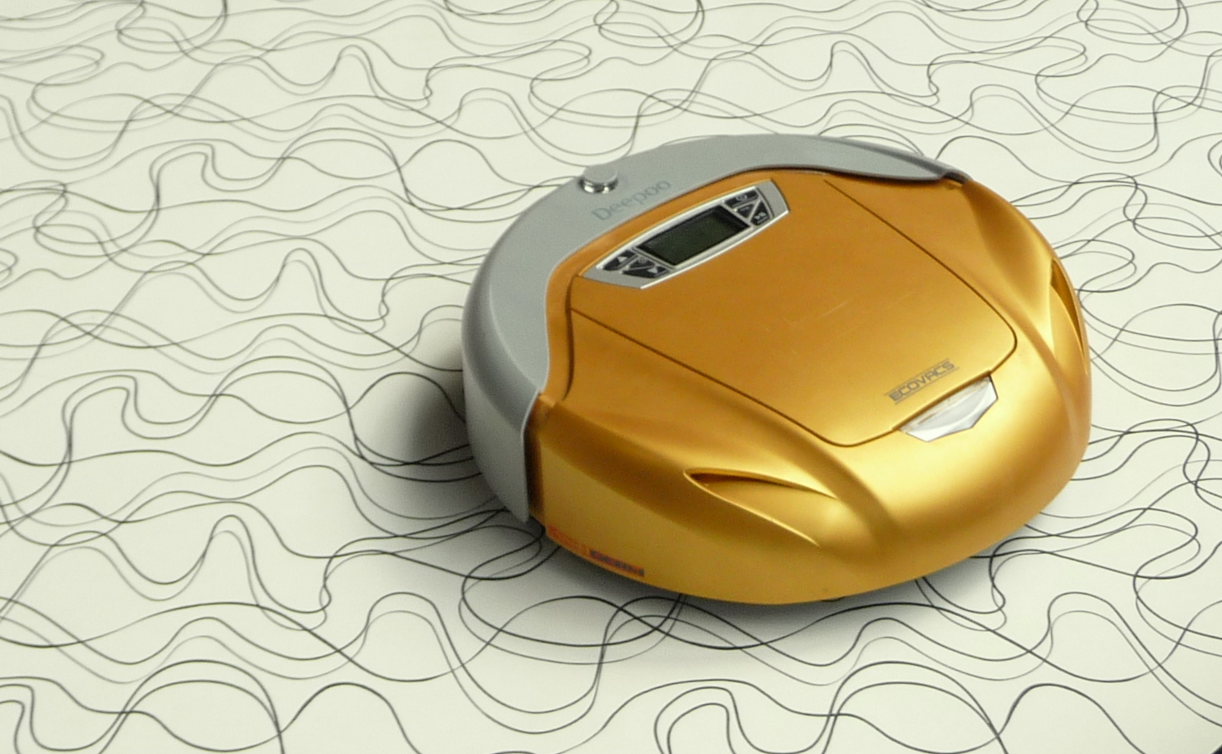 Robot vacuum on a hardwood floor — stand-in photo for DEEBOT replacement parts shopping